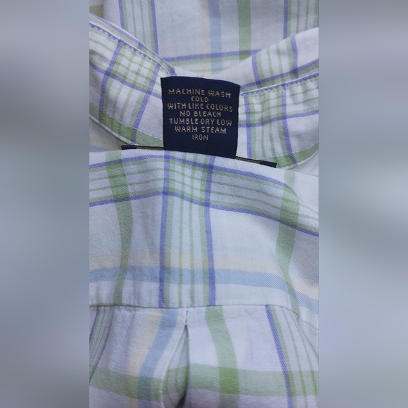 Brooks Brothers Mens Plaid 100% Cotton Size Medium Button Down Friday Shirt - Picture 8 of 11